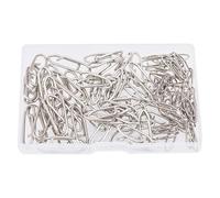 Greabuy 100 pezzi di esche da pesca a scatto rapide con connettore ad alta resistenza girevole durevole connettore facile gancio