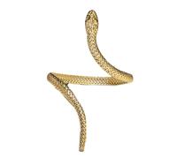 Greabuy Blingbling Serpente Superiore Del Braccio Polsini Bracciali Moderna Bracciale Braccialetto Delle Donne Gioielli Braccio Braccio Bracciale Aperto, 8.5cm, Metallo