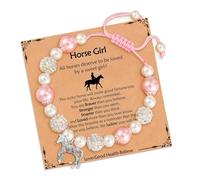 Greabuy Braccialetto da polso alla moda con ciondolo a forma di cavallo/tritone, in lega leggera, per un'eleganza quotidiana, per un comfort e un design elegante, Misura unica, come descritto