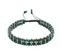 Greabuy Braccialetto elastico con gemme colorate, delicato per bilanci energetici spirituali e accessorio alla moda, idea regalo, Misura unica, come descritto