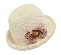 Greabuy Cappello da pescatore leggero traspirante per proteggere dal sole, viaggi, attività all'aperto, bianco, 5658cm