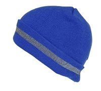 Greabuy Cappello riflettente traspirante con teschio per operai edili Cappello da ciclismo notturno all'aperto sci escursionismo campeggio, Blu reale, 5560cm