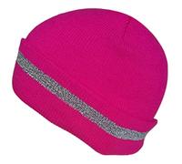Greabuy Cappello riflettente traspirante con teschio per operai edili Cappello da ciclismo notturno all'aperto sci escursionismo campeggio, Rosso rosato, 5560cm