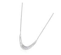 Greabuy Collana con ciondolo a forma di U in rame con catena a clavicola da 60 cm, regolabile, per donne