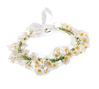 Greabuy Elegante cerchietto per capelli con fiori, per matrimoni e festival musicali, corone e ghirlande, regolabile