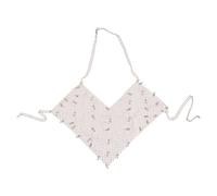 Greabuy Elegante ciondolo a forma di canottiera con perle uniche, catenina per il corpo da appendere, elegante accessorio per il corpo, 8.97x4.68in, Lega