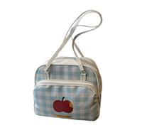Greabuy Elegante zaino universitario con tracolla staccabile Sweet Plan sottile acqua immune Book Bag Elegante borsa per notebook per giovani, bianco