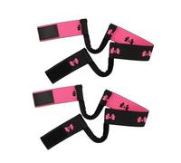 Greabuy Fasce elastiche regolabili, 2 pezzi, multiuso, sicure per parrucche, colore nero, rosa, rosso