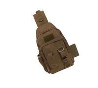 Greabuy Forte Università Pesca Pack Più Scomparti di Archiviazione Confortevole Tracolla Wilderness Exploration Essential Immune Outdoor Fisherman Zaino, cachi