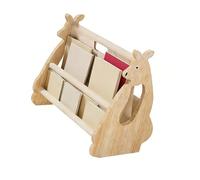 Greabuy Minimalists - Scaffale da lettura in legno, progettato specificamente per i bambini, per promuovere l'indipendenza nella selezione dei libri, mensola da lettura in legno