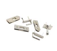 Greabuy Multi Funzionale 6PCS Borsa Chiusura Strumento Metallo Accessori Fissaggio Sicuro Per Borsa Borsa Fare E Chiusure In Metallo, bianco, One Size