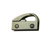 Greabuy Parti hardware resistenti alla ruggine della borsa del metallo Installazione rapida di progettazione per borse uniche e progetti creativi Accessori hardware per borse in metallo, Nero