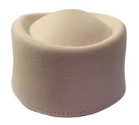 Greabuy Pillbox Hat Top Hat Mostery Fascinator Base Hat per le donne Abbigliamento casual Fedora occidentali Hostess, Colore 6, 5458cm