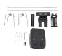 Greabuy Set di griglie multifunzionali per girarrosto, accessori inclusi, forchette, adatte per cucinare in giardino professionale, barbecue a motore rotante stabile