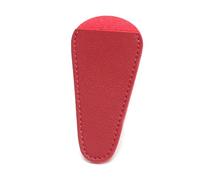 Greabuy Solido Colore Piccolo Ricamo Forbici Guaina Strumento di Cucito Manica Piegaciglia Borsa Protettiva Filo Taglio Strumento Caso, Rosso