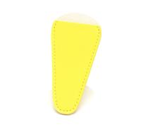 Greabuy Solido Colore Piccolo Ricamo Forbici Guaina Strumento di Cucito Manica Piegaciglia Borsa Protettiva Filo Taglio Strumento Caso, Giallo