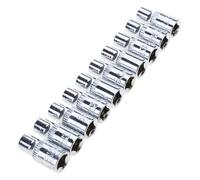 Greabuy Thin Wall Designs - Set di chiavi a bussola corte a 6 punti, metriche da 4 mm a 14 mm, accessori per mobili