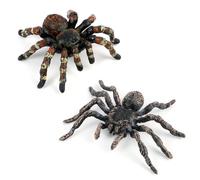 Greacesrio 2 Pezzi Hallowmas simulato Modello, Realistico Spider Figure, Ragno simulato Simulazione Ragno Giocattolo Partito Ragni Battuta Modello Plastica Falso Ragno