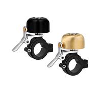 Greallthy Campanello Bici, Campana Classica di Rame, 100dB Clacson Volume, Manubrio da 22.2-31.8 mm, Adatto per Biciclette, Bici da Corsa, MTB, Accessori Bici.