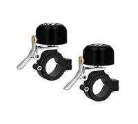 Greallthy Campanello Bici, Campana Classica di Rame, 100dB Clacson Volume, Manubrio da 22.2-31.8 mm, Adatto per Biciclette, Bici da Corsa, MTB, Accessori Bici.