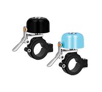 Greallthy Campanello Bici, Campana Classica di Rame, 100dB Clacson Volume, Manubrio da 22.2-31.8 mm, Adatto per Biciclette, Bici da Corsa, MTB, Accessori Bici.