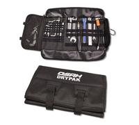 Greantour Borsa Porta Attrezzi Moto，Organizzatore di strumenti，Con più cinghie elastiche e borse interne，Off road Bicycle Harley UTV Accessori per motociclette (strumenti non inclusi) - Nero