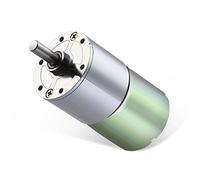 Greartisan DC 12 V 550 RPM Motoriduttore ad alta coppia elettrica micro velocità Riduzione motoriduttore albero di uscita centrale 37 mm diametro riduttore