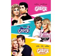 Grease 40th Anniversary Triple (Grease/Grease 2/Grease Live) (DVD) John Travolta