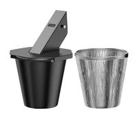 Grease Bucket, Spillproof Heat-Resistant Grease Container, Reusable Drip Tray Accessories, Barbecue Supplies, Excellent for Family Gathering, Camping, Parties, Outdoor Cooking