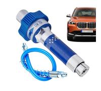 Grease Coupler - 11.81inLock Clamp Type Flat-Head | Automotive Lubricant Tips, For Professionals Mechanics Technicians Farm Cars Sedans Marine RVs Construction Site Garage