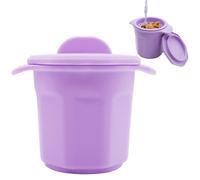 Grease Saver con filtro - Cirterne alimentari | Custode 'olio di salsa portatile | Pentole da filtro a olio | Contenitore di grassi cucina con manico in silicone e coperchio |