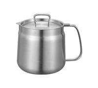 Grease Strainer Container - Stainless Steel Oil Storage Canister | Grease Keeper with Strainer for Home, Farmhouse, Ristorante, Kitchen, Men, Donne, Family, Friends, Cooking Accessories