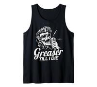 Greaser Till I Die Horror Rockabilly Skeleton Alt Rock Canotta
