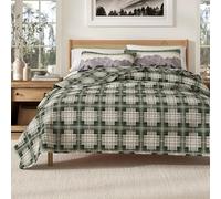 Great Bay Home Set di 3 pezzi copriletto reversibile rustico Lodge con 2 federe, set trapunta per tutte le stagioni (King, Salt Creek)