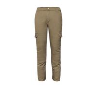 GREAT BIKERS GEAR - Pantaloni da moto con fodera protettiva in aramide ginocchiera per uomo jeans protettivi, cachi, W42 / L32