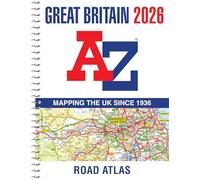Great Britain A-Z Road Atlas 2026 (A4 Spiral)