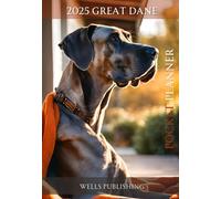 Great Dane 2025 Pocket Planner, Compact Calendar, 4.5 x 6.5: Color Pages, Designed for People Who Love Dogs, Easy to Carry, Purse or Pocket