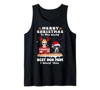 Great Dane Christmas To The World Best Dog Mom Funny Xmas Canotta