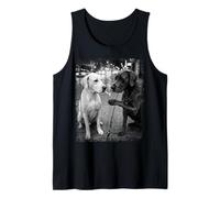 Great Dane Dogs Smoking Street Art Nero Bianco Canotta