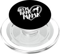 Great Dane Mama Heart Divertente mamma proprietaria di Great Dane PopSockets PopGrip per MagSafe