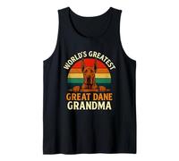 Great Dane Nonna Vintage Dog Lover World's Greatest Canotta