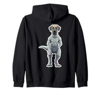Great Dane T Rex Dinosaursaur Divertente Felpa con Cappuccio