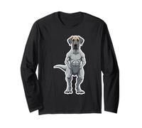 Great Dane T Rex Dinosaursaur Divertente Maglia a Manica