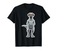 Great Dane T Rex Dinosaursaur Divertente Maglietta