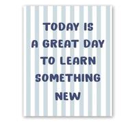 Great Day To Learn Something New Metal Tin Sign Classroom Decor 12x8 Inch