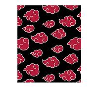 Great Eastern Entertainment Naruto Shippuden Akatsuki Throw Blanket Coperta, Cotone, Multicolore, Una Piazza e Mezza, 127 x 152.4 x 1 cm