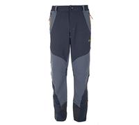 Great Escapes Pantalone Escursione e Trekking Uomo Alcedo, Vulcan/Sky Blue 46 IT