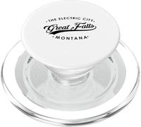 Great Falls Montana MT La città elettrica per uomo donna. PopSockets PopGrip per MagSafe