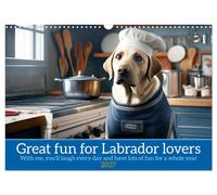 Great fun for Labrador lovers (Wall Calendar 2027 DIN A3 landscape), CALVENDO 12