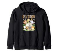 Great Grandma of The Wild One 1° Compleanno Kid Safari Jungle Felpa con Cappuccio